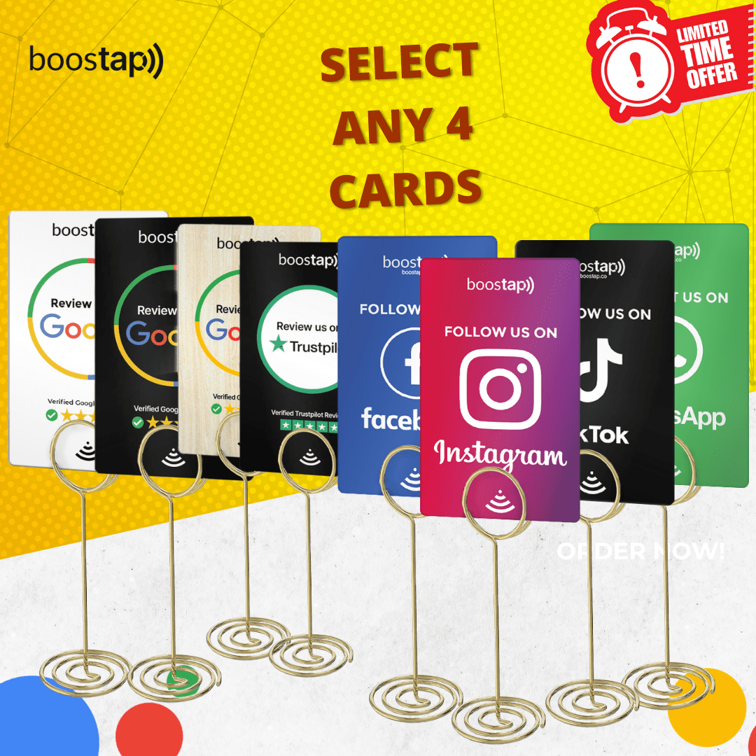 Build Your Bundle - Select Any 4 Cards - Boostap® Reviews