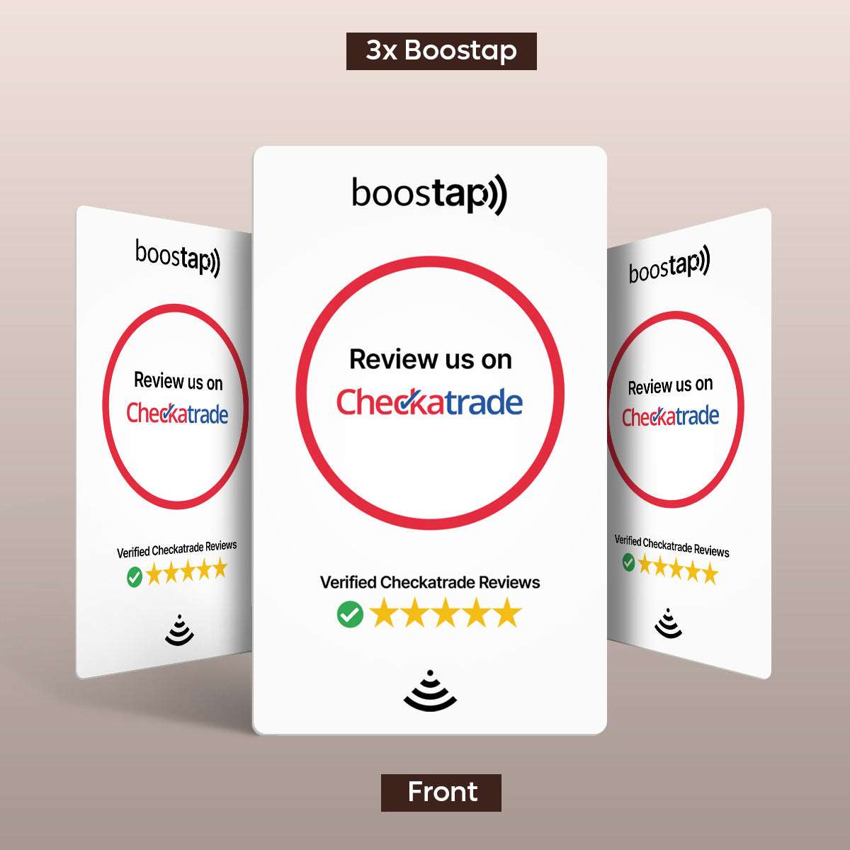 Boostap® Checkatrade Reviews Card - Boostap® Review Cards