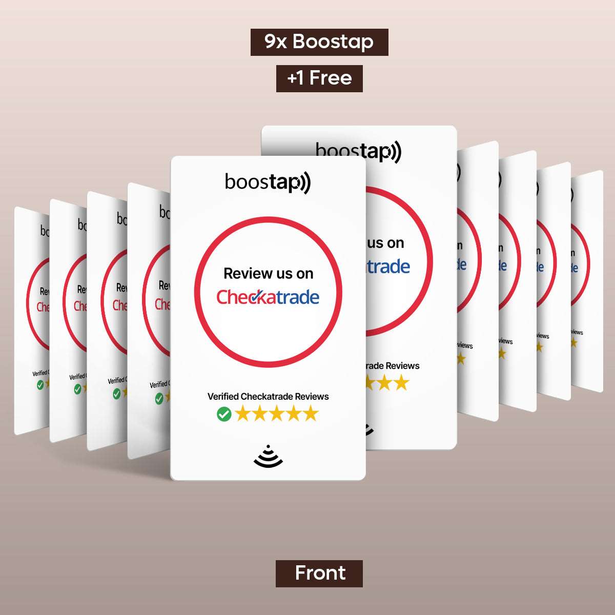 Boostap® Checkatrade Reviews Card - Boostap® Review Cards