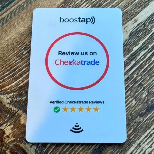 Boostap® Checkatrade Reviews Card - Boostap® Review Cards