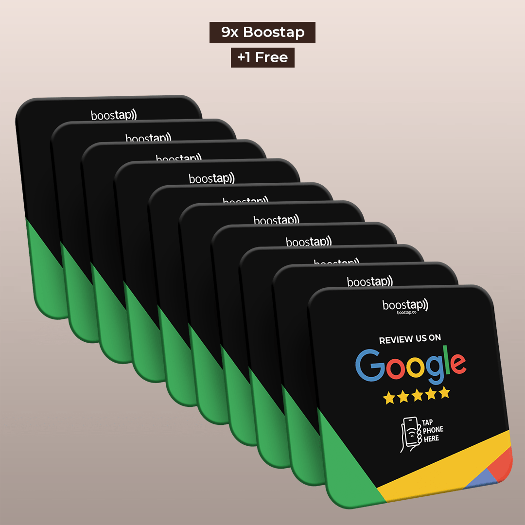 Boostap® Google Review Plate - Black - Boostap® Review Cards