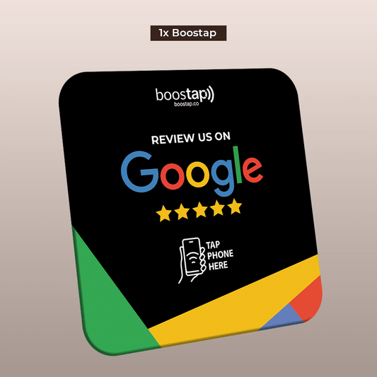 Boostap® Google Review Plate - Black - Boostap® Review Cards