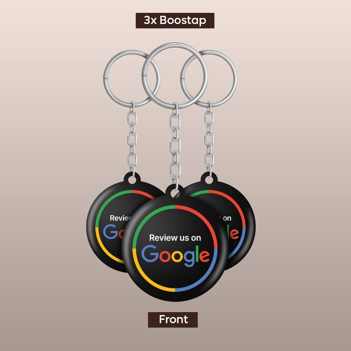 Boostap® Google Reviews Keychain - Boostap® Reviews