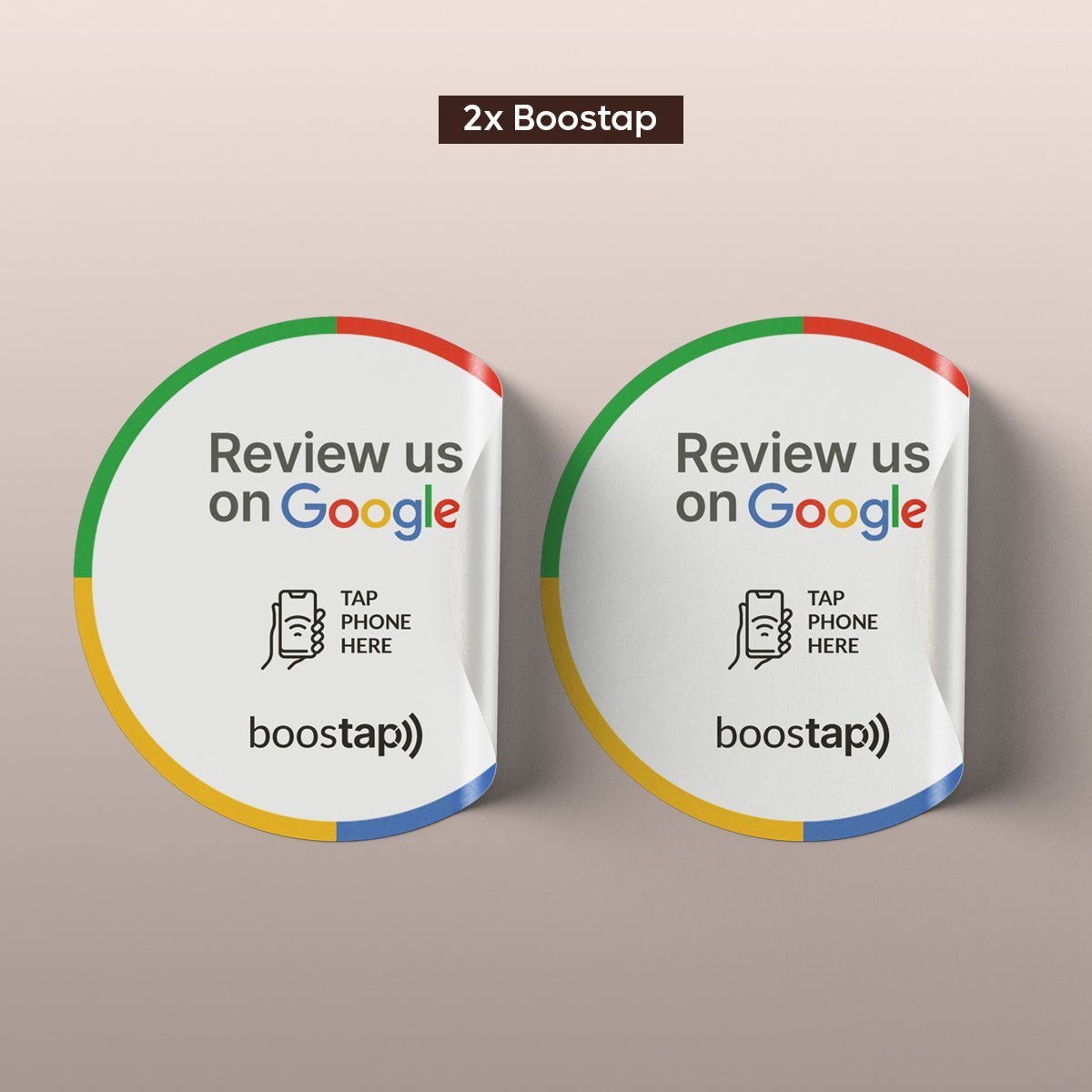 Boostap® Google Reviews Window & Table Sticker - Boostap® Reviews