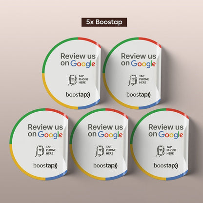 Boostap® Google Reviews Window & Table Sticker - Boostap® Reviews