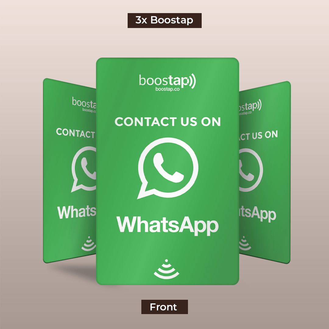 Boostap® Whatsapp Card - Boostap® Reviews