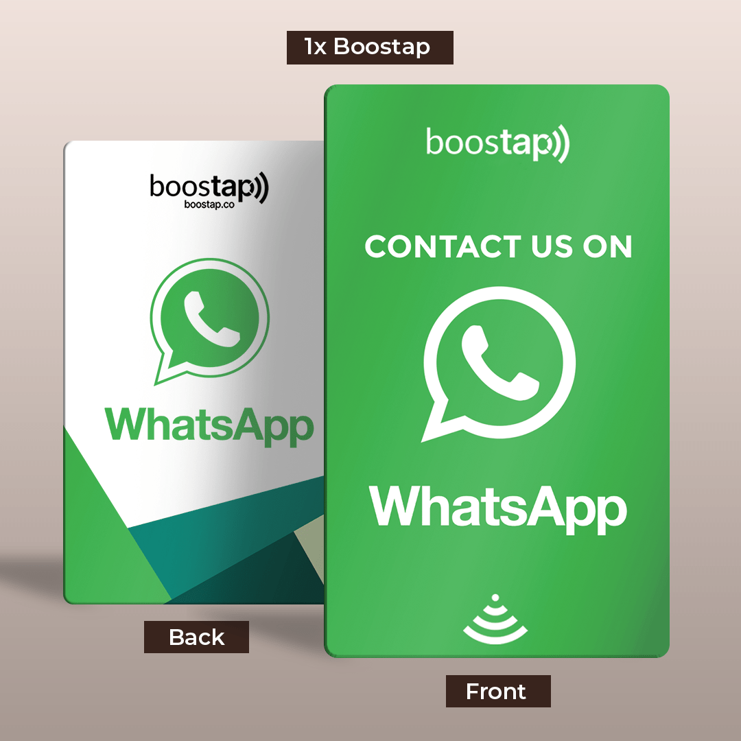 Boostap® Whatsapp Card - Boostap® Reviews