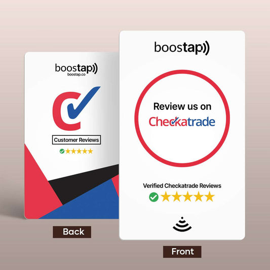 Boostap® Checkatrade Reviews Card - Boostap® Review Cards
