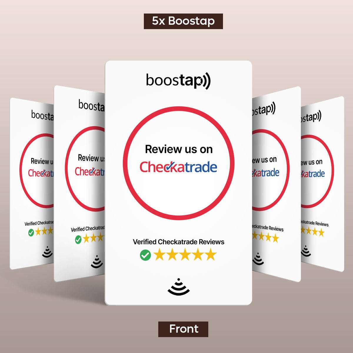 Boostap® Checkatrade Reviews Card - Boostap® Review Cards
